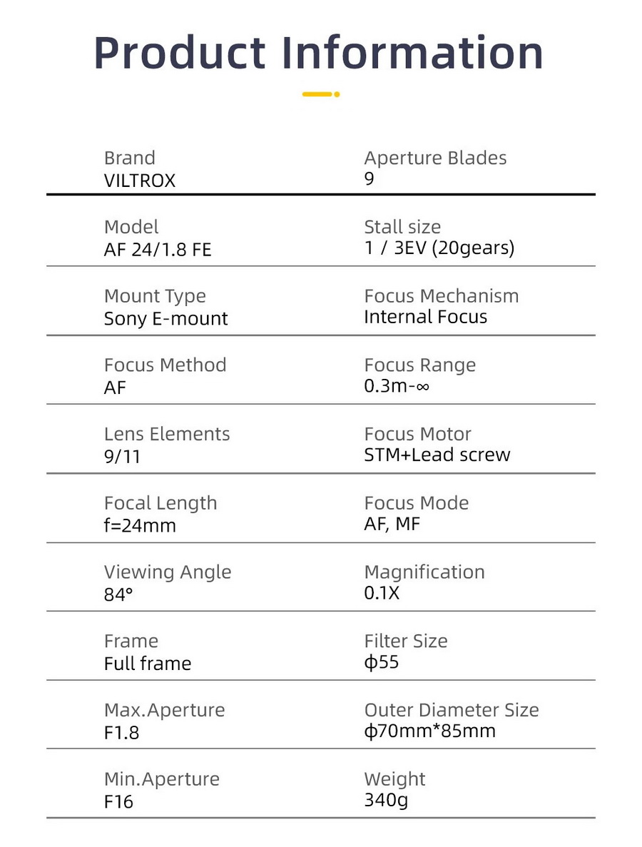 Viltrox AF 24mm f/1.8 Lens by  in  - EC MALL