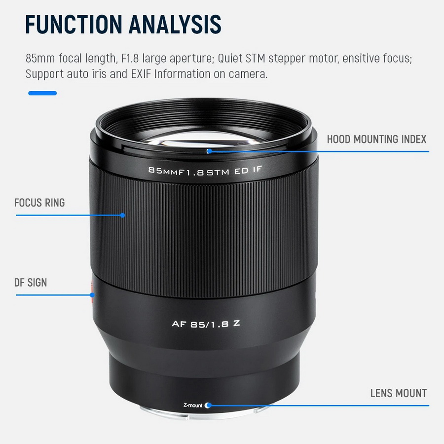 Viltrox AF 85mm f/1.8 Z Lens by  in  - EC MALL
