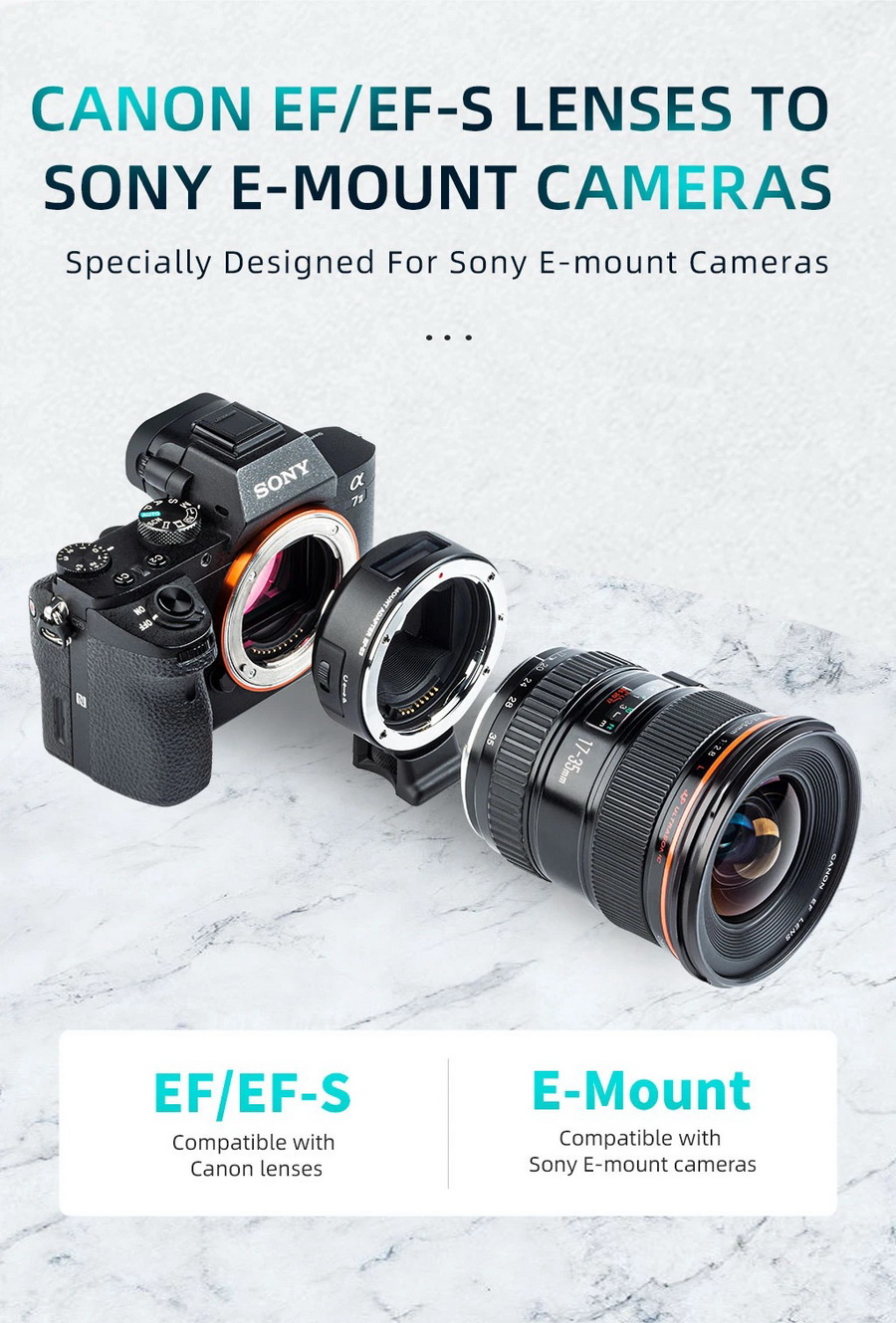 Viltrox EF-E5 Mark V Autofocus Mount Adapter Lens by  in  - EC MALL