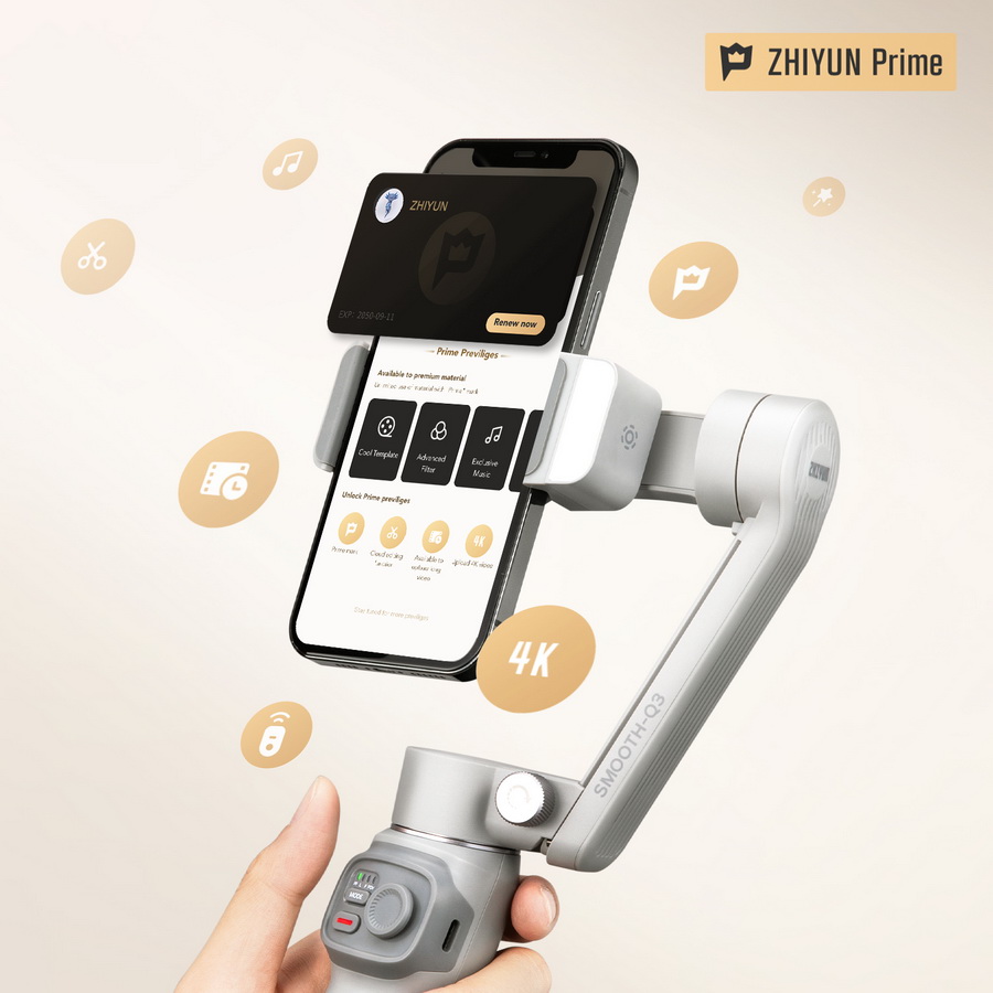 Zhiyun Smooth Q3 Smartphone Gimbal Stabilizer by  in  - EC MALL