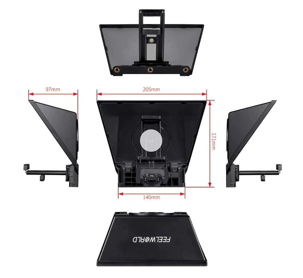 FeelWorld TP2A Portable Teleprompter by  in  - EC MALL