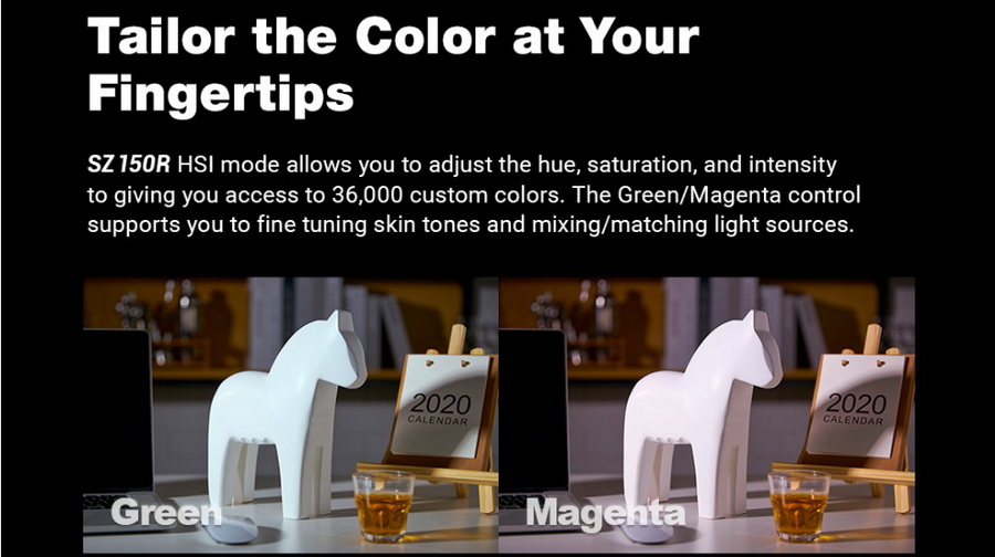 Godox SZ150R 150W Bi-Color Zoomable RGB LED Video Light by  in  - EC MALL