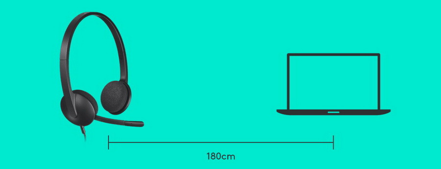 Logitech H340 USB Computer Headset by  in  - EC MALL