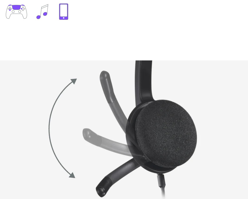 Logitech H340 USB Computer Headset by  in  - EC MALL