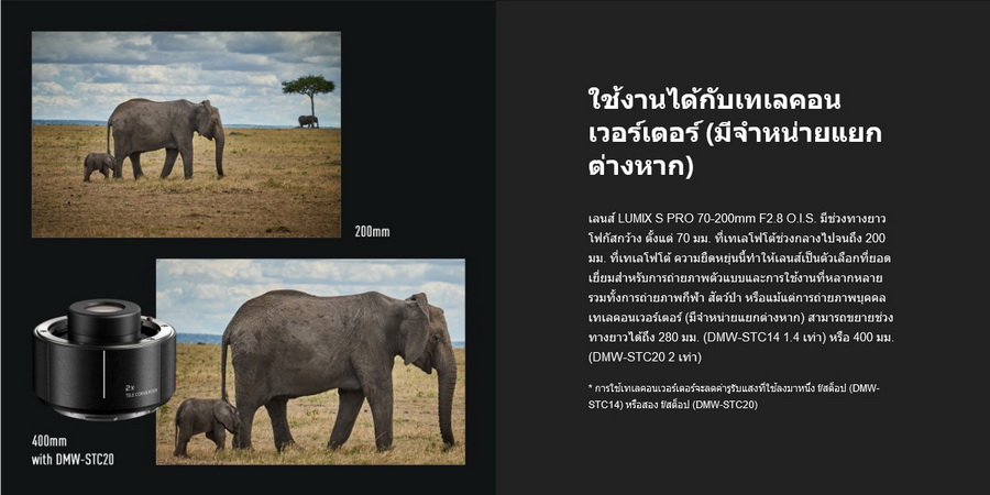 Panasonic Lumix S PRO 70-200mm f/2.8 O.I.S. Lens (S-E70200GC) by  in  - EC MALL