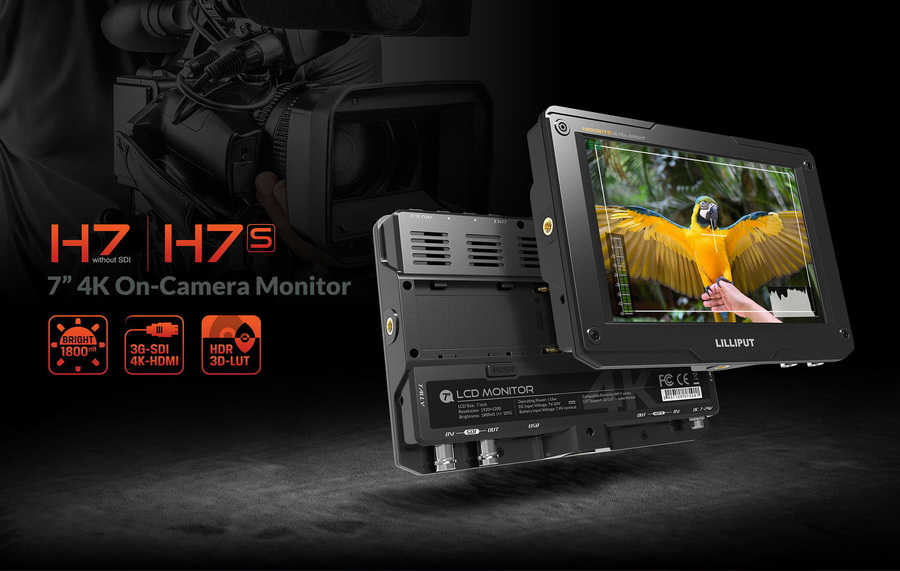 Lilliput H7 7" Ultra Brightness On-Camera Monitor by  in  - EC MALL