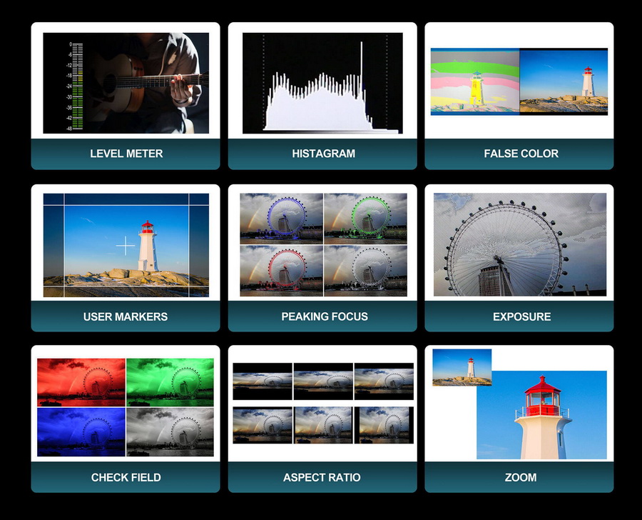 Lilliput H7 7" Ultra Brightness On-Camera Monitor by  in  - EC MALL