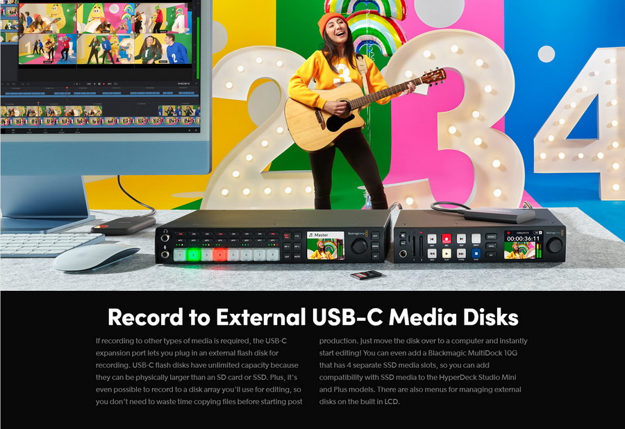 Blackmagic Design HyperDeck Studio 4K Pro by  in  - EC MALL