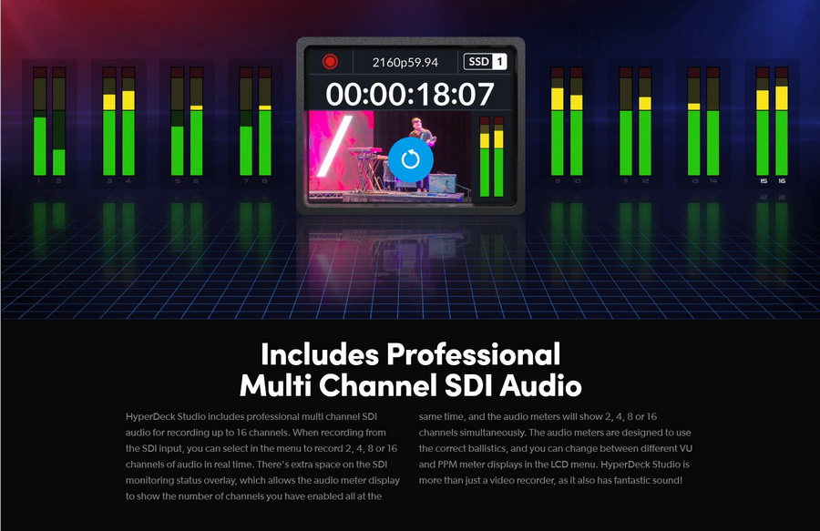 Blackmagic Design HyperDeck Studio 4K Pro by  in  - EC MALL