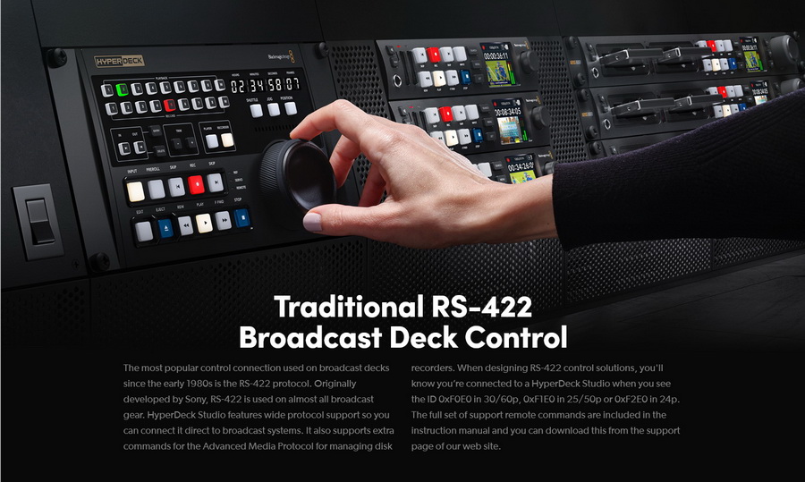 Blackmagic Design HyperDeck Studio 4K Pro by  in  - EC MALL