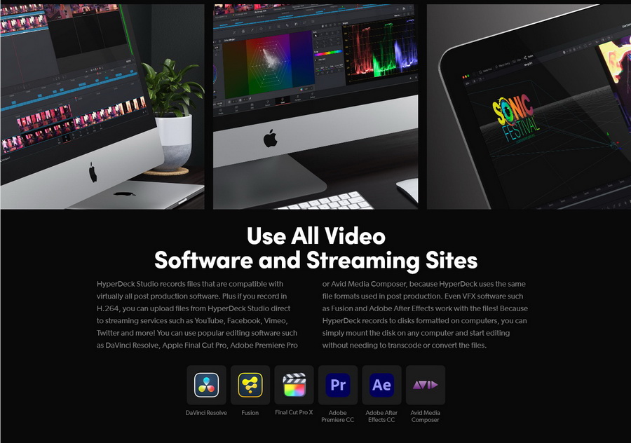 Blackmagic Design HyperDeck Studio 4K Pro by  in  - EC MALL