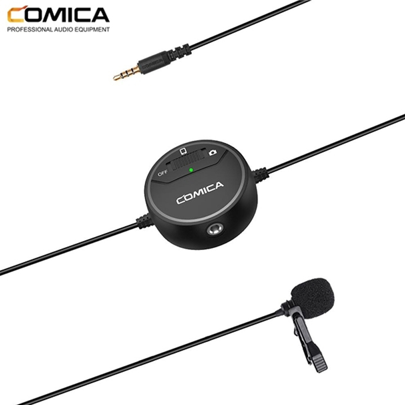Comica SIG.LAV V03 Omni-Directional Video Lavalier Microphone for Camera &amp; Smartphone by  in  - EC MALL
