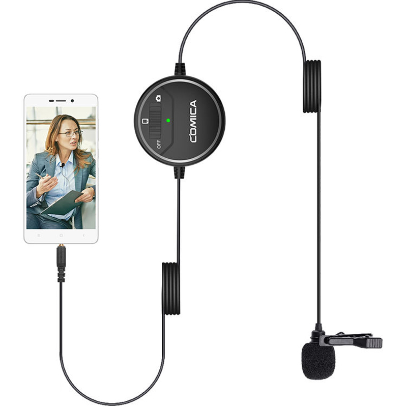Comica SIG.LAV V03 Omni-Directional Video Lavalier Microphone for Camera &amp; Smartphone by  in  - EC MALL