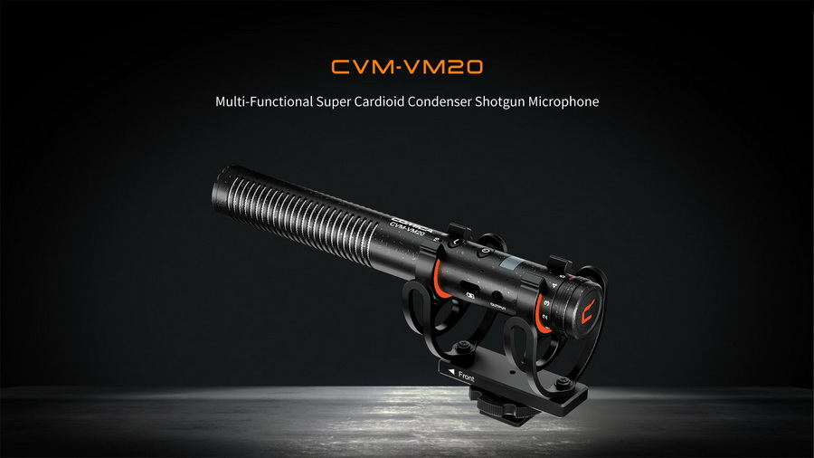 Comica CVM-VM20 Multi-Functional Super Cardioid Condenser Shotgun Microphone by  in  - EC MALL