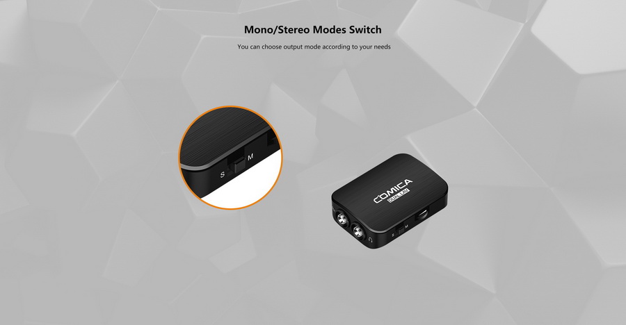 Comica DUAL.LAV D03 Dual-head Detachable&amp;Multi-functional Lavalier Microphone (For Camera, Smartphone) by  in  - EC MALL