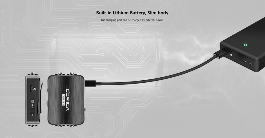 Comica DUAL.LAV D03 Dual-head Detachable&amp;Multi-functional Lavalier Microphone (For Camera, Smartphone) by  in  - EC MALL