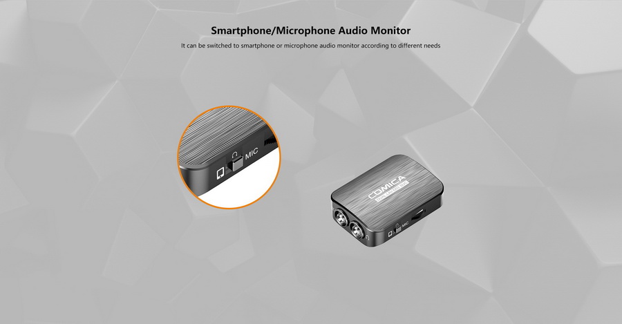 Comica DUAL.LAV D03 SUC Dual-head Detachable&amp;Multi-functional Lavalier Microphone (For 3.5mm Interface and USB-C Interface Smartphone and Computer) by  in  - EC MALL