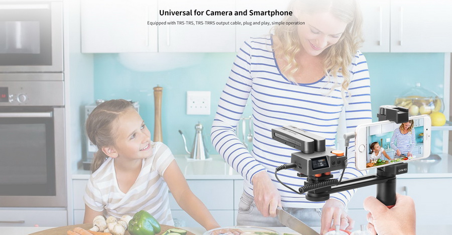 Comica Traxshot Super Cardioid Transformable All-in-One Shotgun Mic by  in  - EC MALL