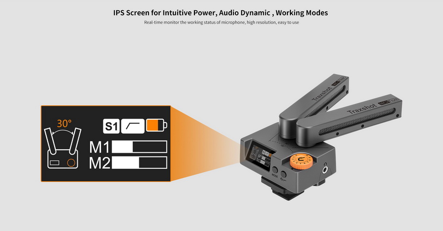 Comica Traxshot Super Cardioid Transformable All-in-One Shotgun Mic by  in  - EC MALL