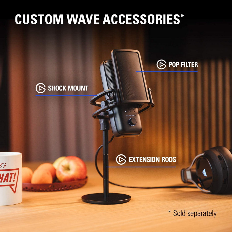 Elgato Wave 3 Premium Microphone and Digital Mixing Solution by  in  - EC MALL