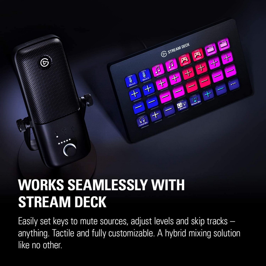 Elgato Wave 3 Premium Microphone and Digital Mixing Solution by  in  - EC MALL