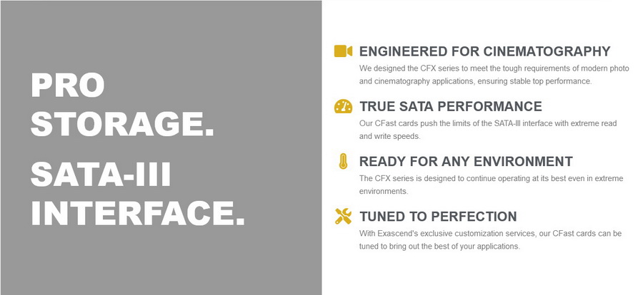 Exascend Essential CFast Card 2.0 CFX Series by  in  - EC MALL