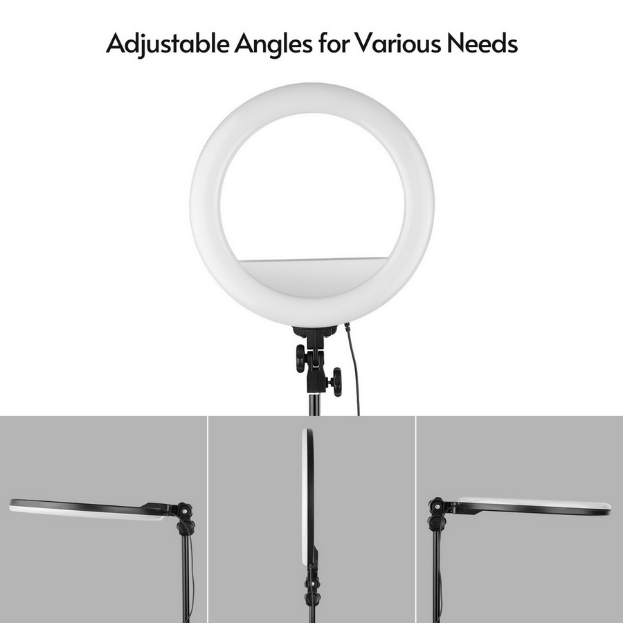 LED Ring Light Size 14 Inch / 36cm with Stand by  in  - EC MALL