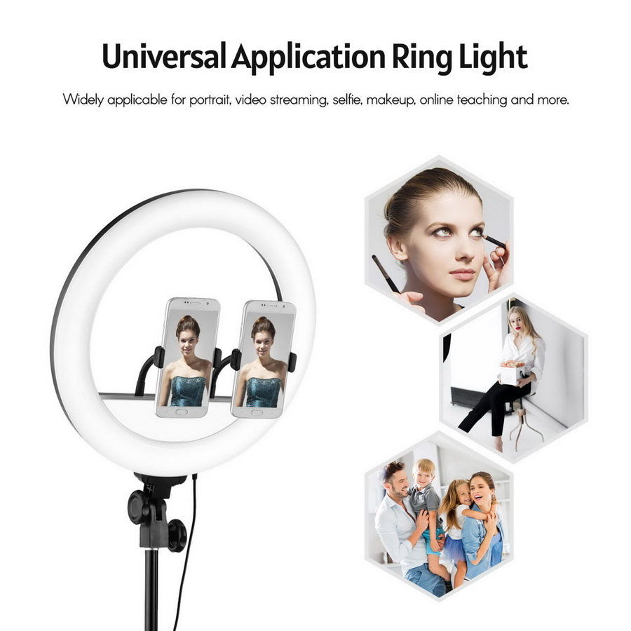 LED Ring Light Size 14 Inch / 36cm with Stand by  in  - EC MALL
