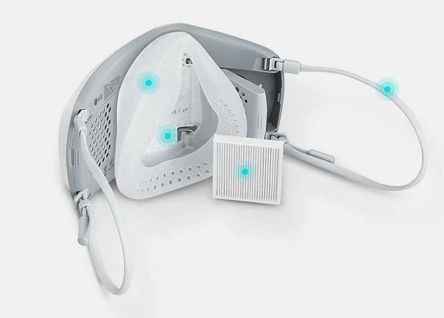 หน้ากากฟอกอากาศ LG Puricare รุ่น AP551AWFA by  in  - EC MALL