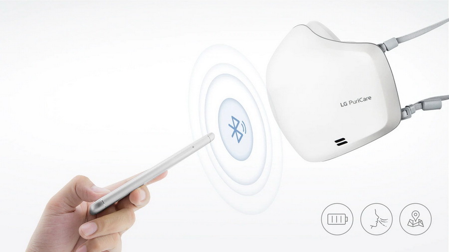 หน้ากากฟอกอากาศ LG Puricare รุ่น AP551AWFA by  in  - EC MALL