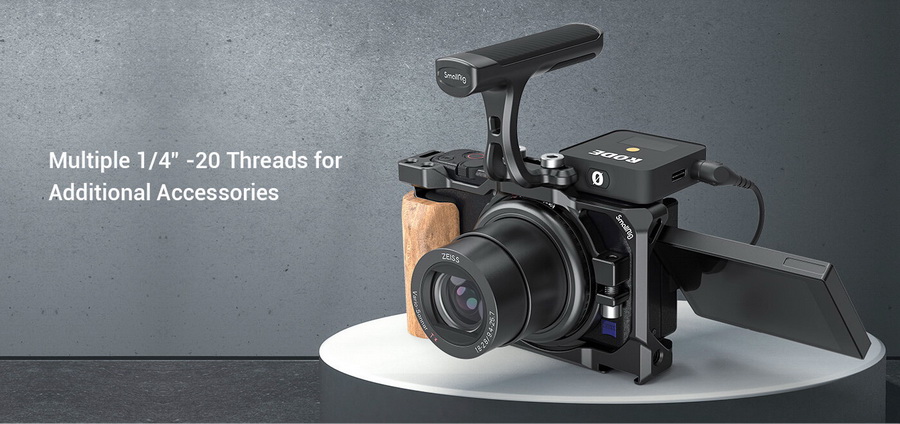 SmallRig 2937 Cage with Wooden Handgrip for Sony ZV1 by  in  - EC MALL