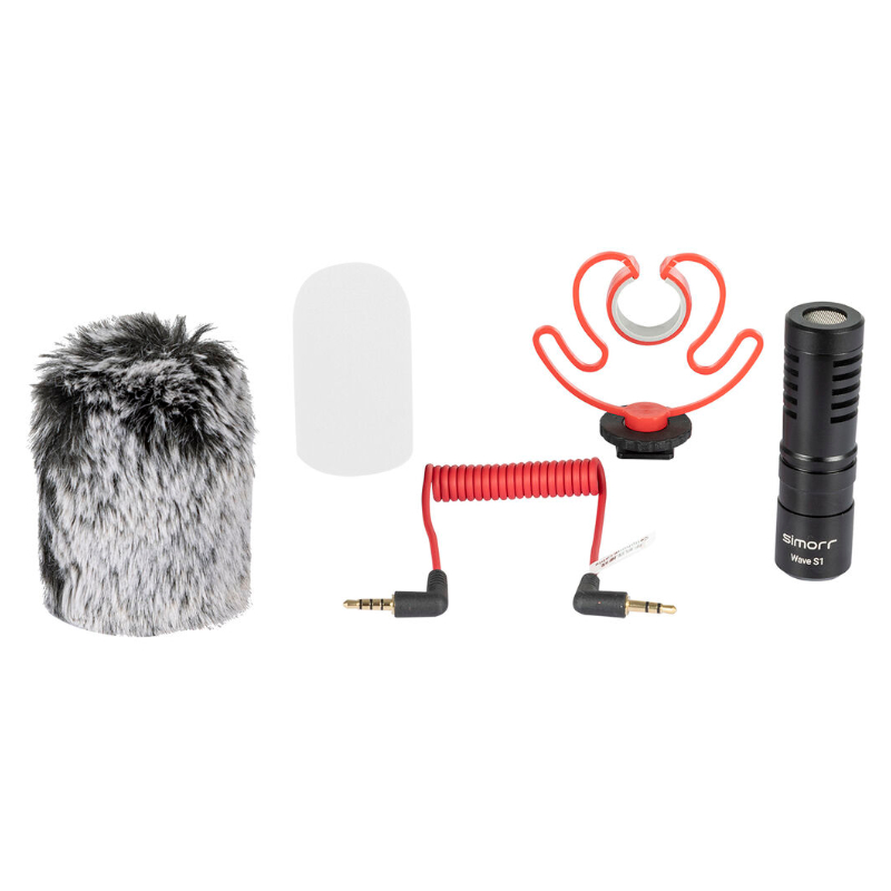 Simorr 3288 Wave S1 Camera-Mount Shotgun Microphone by  in  - EC MALL