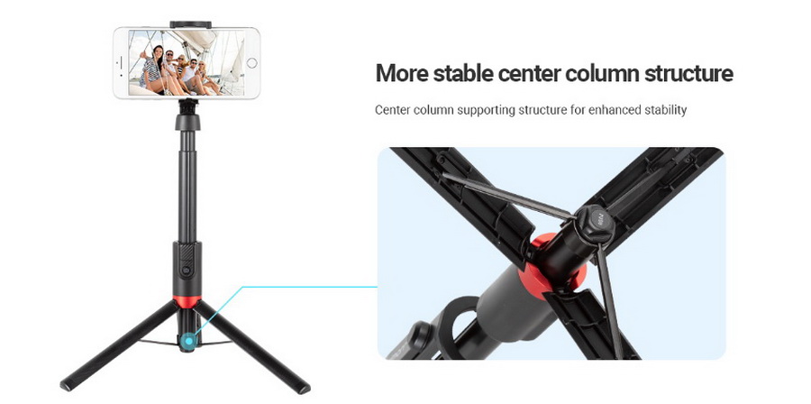 Simorr 3375 Portable Selfie Stick Tripod ST20 by  in  - EC MALL