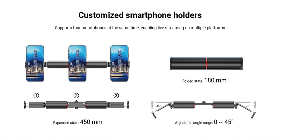 Simorr 3376 Multifunctional Live Streaming Tripod ST30 by  in  - EC MALL