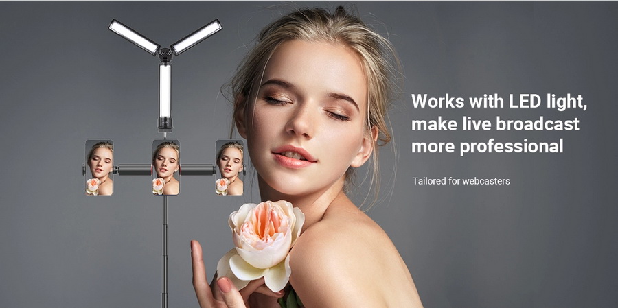 Simorr 3376 Multifunctional Live Streaming Tripod ST30 by  in  - EC MALL