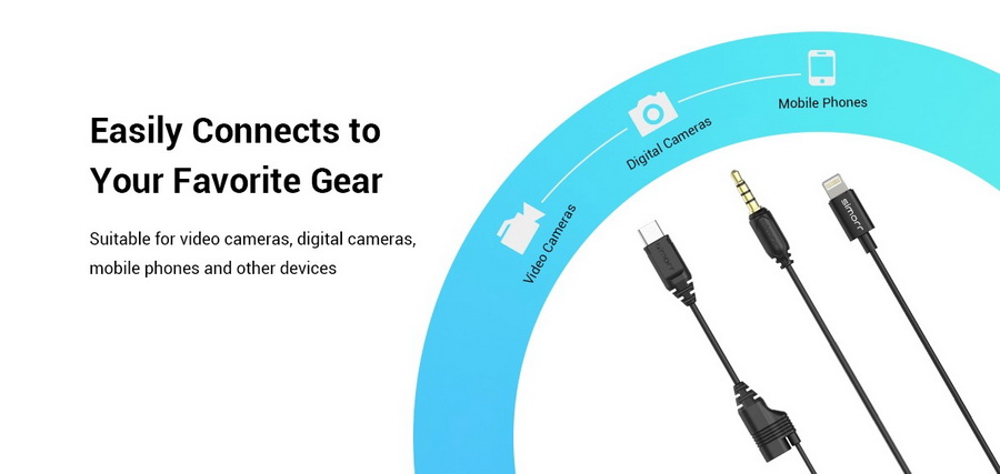 Simorr 3385 Wave L2 Type-C Lavalier Microphone by  in  - EC MALL