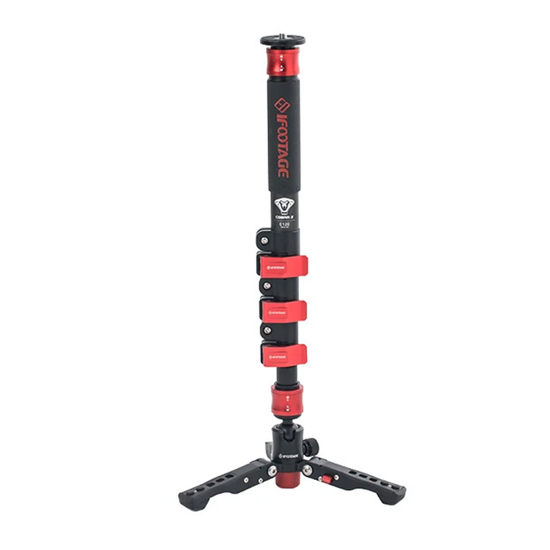 iFootage Cobra 2 C120 Ⅱ Cabon Fiber Monopod with Komodo K5 Fluid Head by  in  - EC MALL