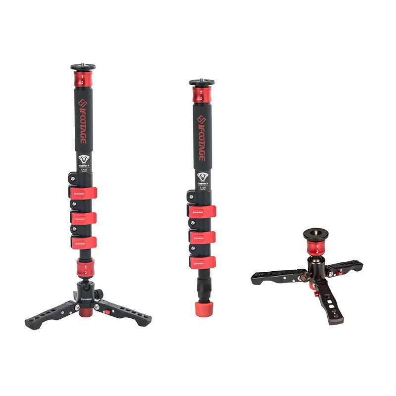 iFootage Cobra 2 C120 Ⅱ Cabon Fiber Monopod with Komodo K5 Fluid Head by  in  - EC MALL