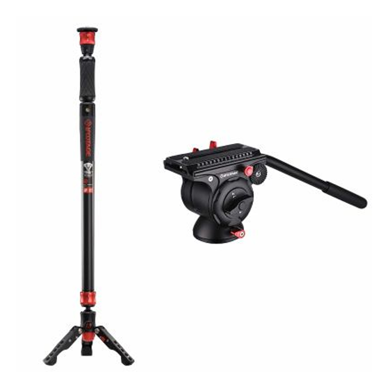 iFootage Cobra 2 Strike A150S Ⅱ Aluminum Monopod with Komodo K5 Fluid Head by  in  - EC MALL