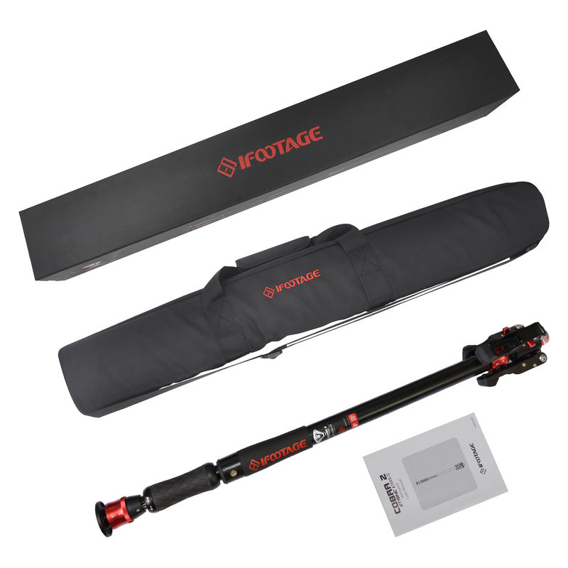 iFootage Cobra 2 Strike A150S Ⅱ Aluminum Monopod with Komodo K5 Fluid Head by  in  - EC MALL