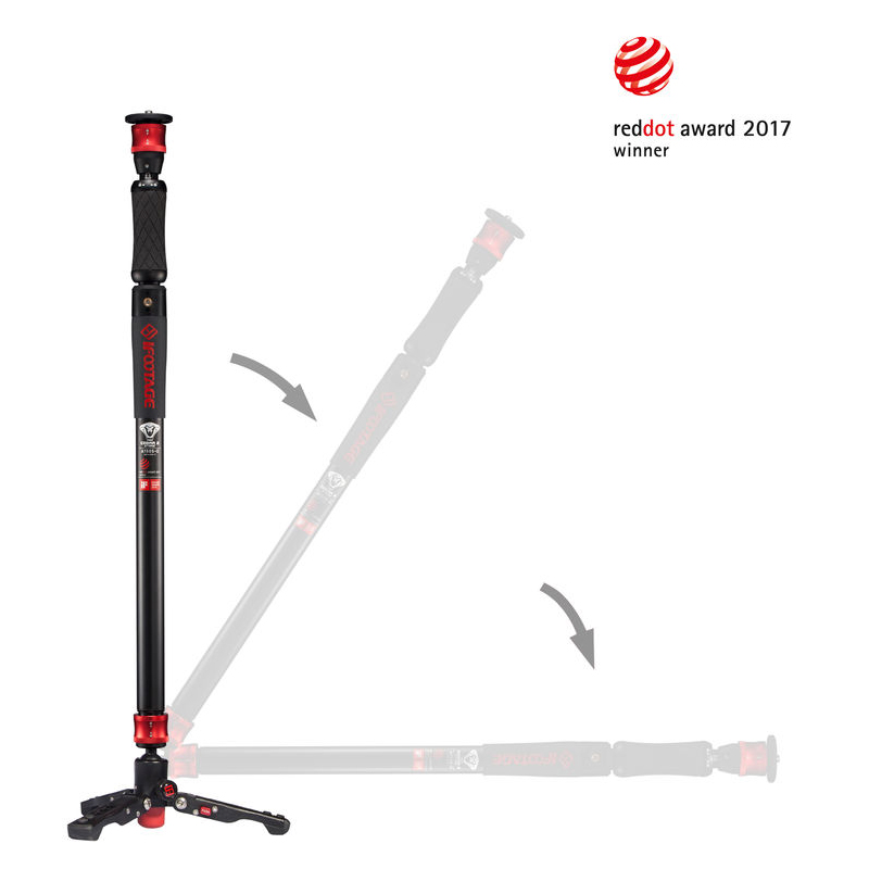 iFootage Cobra 2 Strike A150S Ⅱ Aluminum Monopod with Komodo K5 Fluid Head by  in  - EC MALL