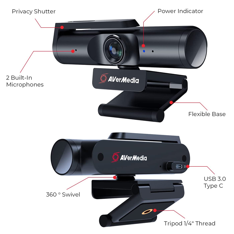 Avermedia PW513 4K Webcam by  in  - EC MALL