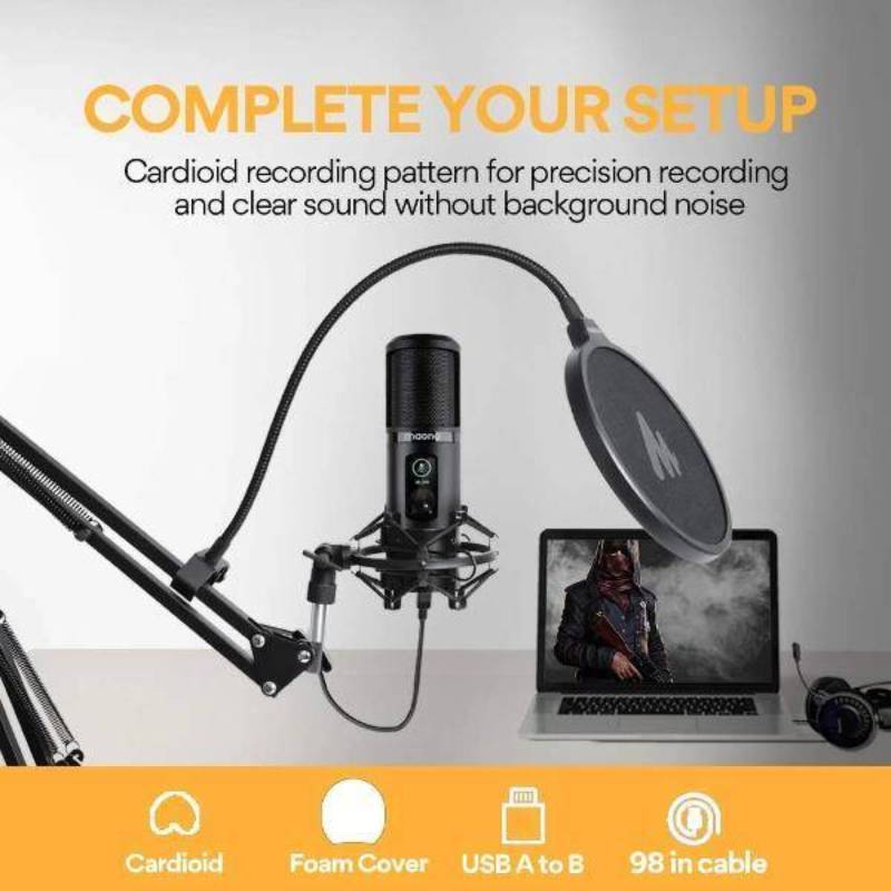 Maono AU-PM421 Professional Condenser USB Microphone Kit by  in  - EC MALL