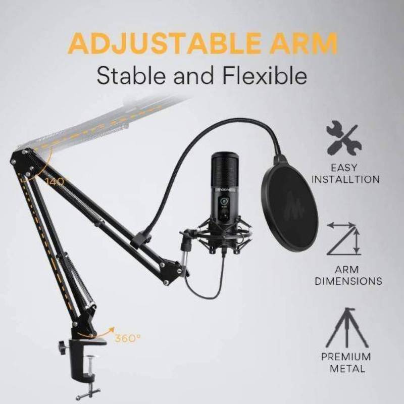 Maono AU-PM421 Professional Condenser USB Microphone Kit by  in  - EC MALL