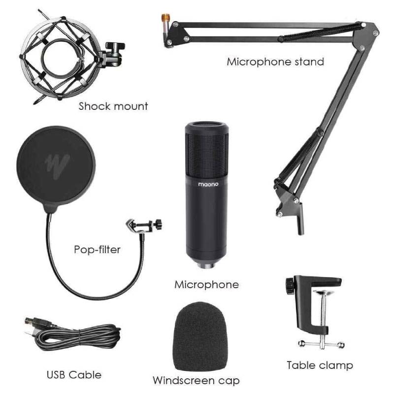 Maono PM420 USB Podcasting Microphone Kit by  in  - EC MALL