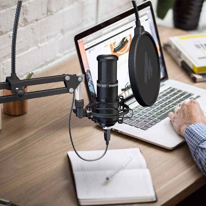 Maono PM420 USB Podcasting Microphone Kit by  in  - EC MALL