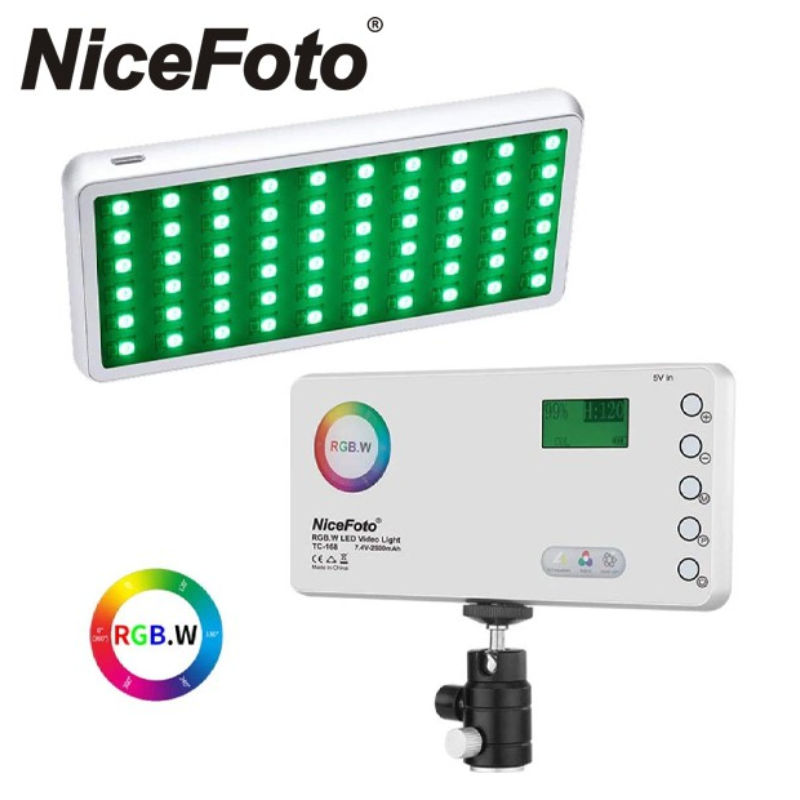 NiceFoto 640183 TC-168 RGB LED Video Light by  in  - EC MALL