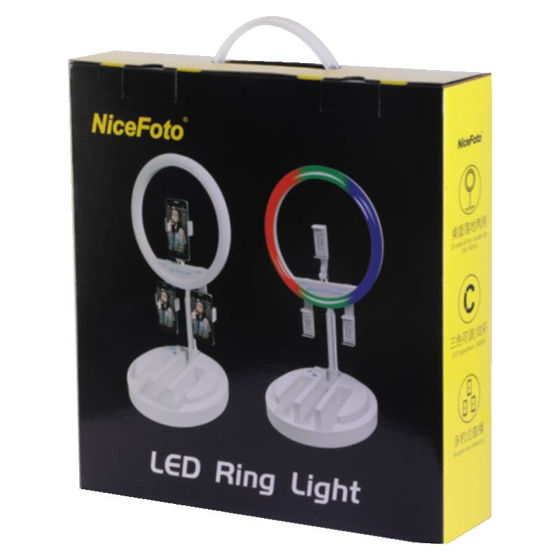 NiceFoto 640221 TC-318 RGB.W LED Ring Light by  in  - EC MALL