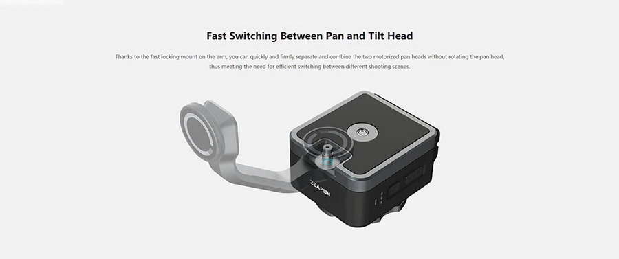 Zeapon Pons PT Motorized Pan Head by  in  - EC MALL