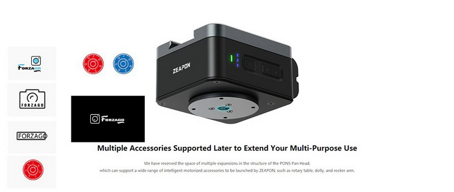 Zeapon Pons PT Motorized Pan Head by  in  - EC MALL